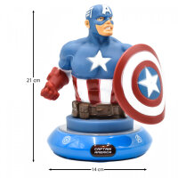 Nachtlampe 3D - Avengers - Captain America