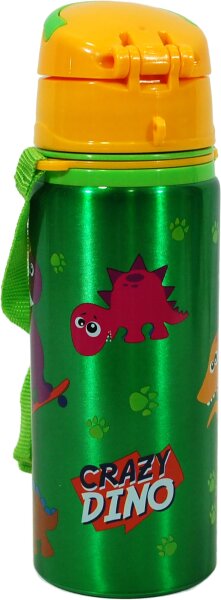 Trinkflasche 600 ml - Crazy Dino