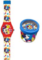 Armbanduhr mit Geschenkbox - Mickey Mouse, Weiß