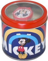 Armbanduhr mit Geschenkbox - Mickey Mouse, Rot